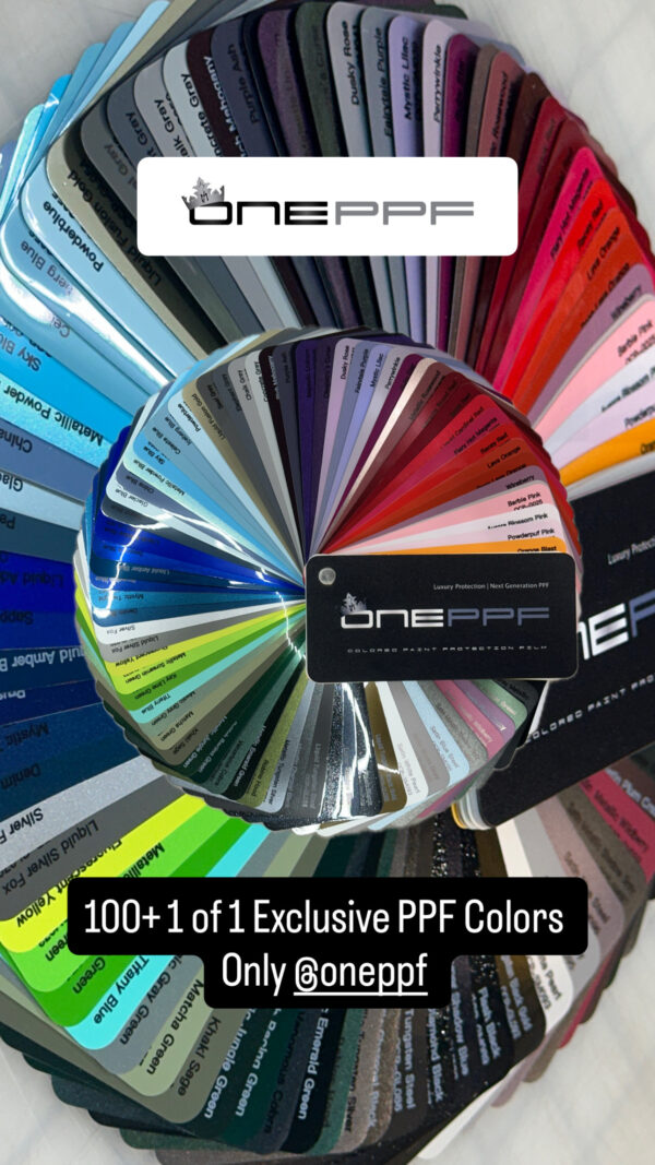 One PPF Color Swatchbook - 105 Colorbook - NOW AVAILABLE