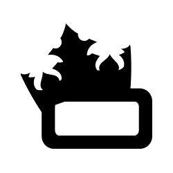 ONE PPF crown mark, black