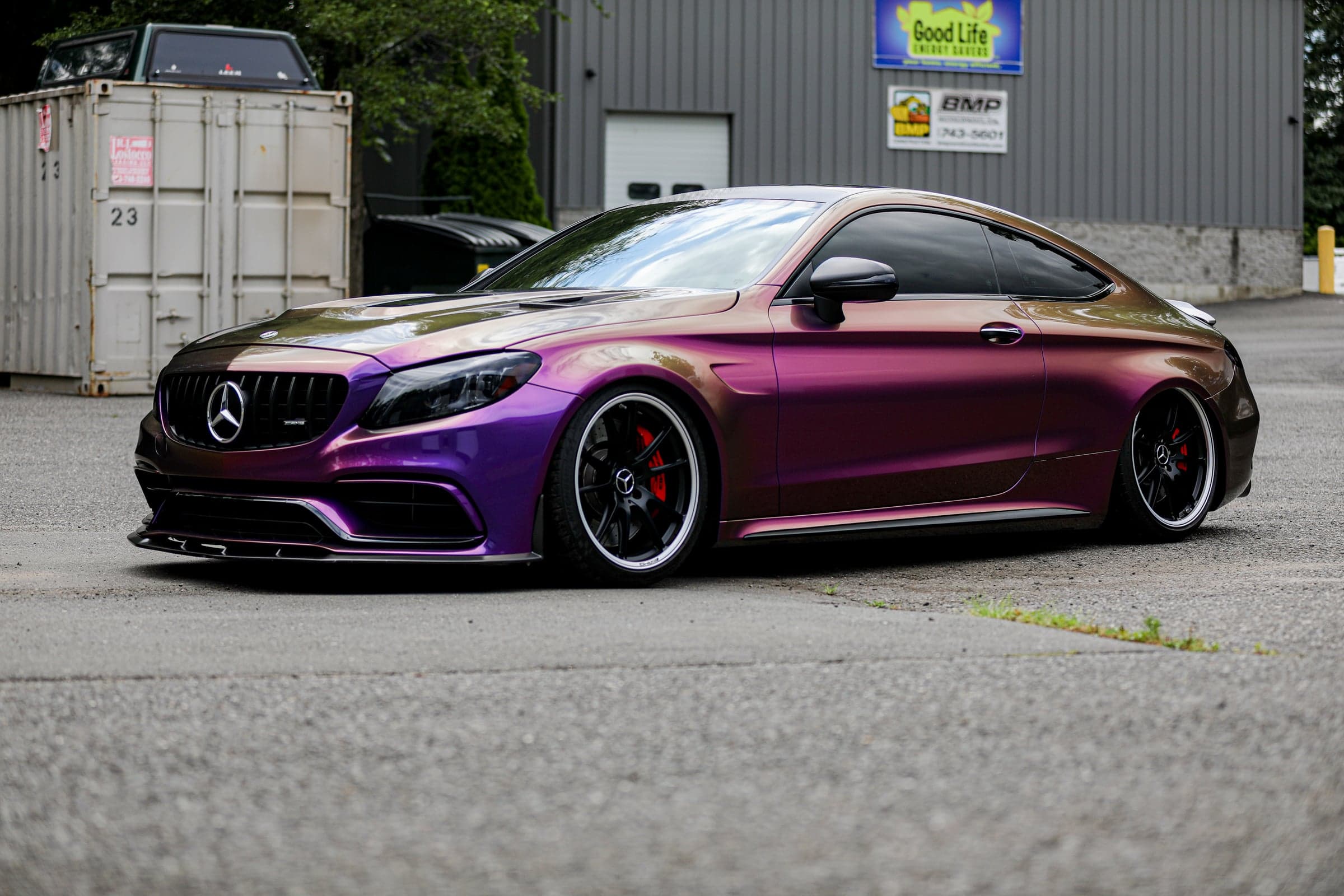 Mercedes-AMG C63 S in Majestic Unicorn Chameleon Color PPF by ONE PPF, photo 1