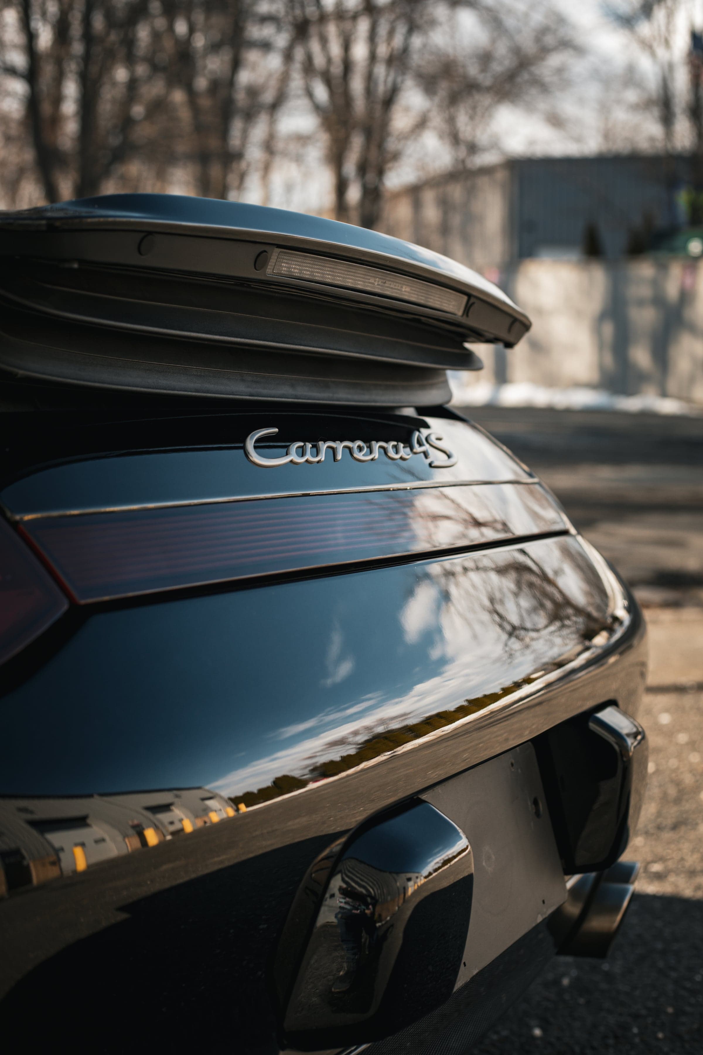 Gloss Carbon Fiber on Porsche 911, one-ppf
