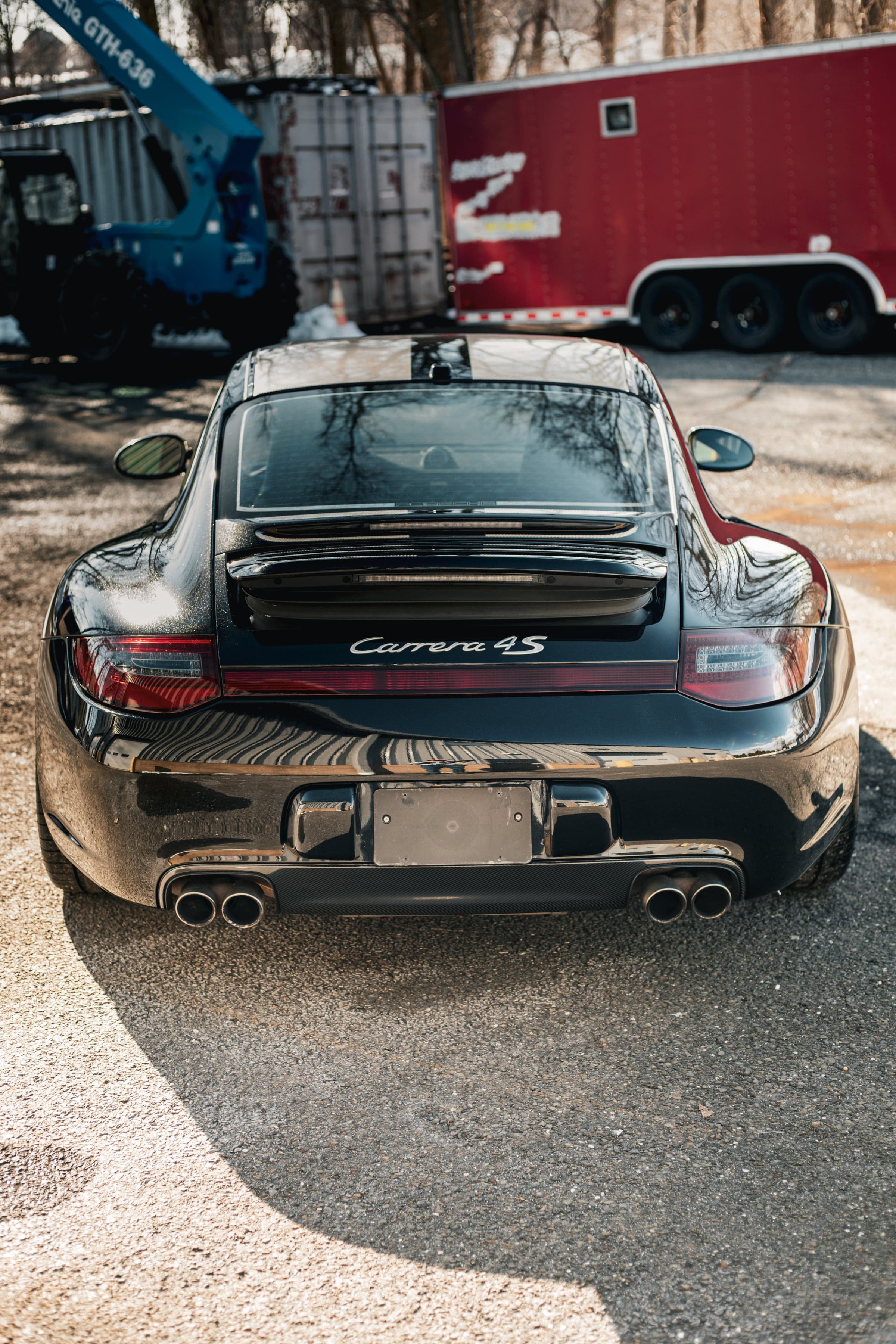 Gloss Carbon Fiber on Porsche 911, one-ppf