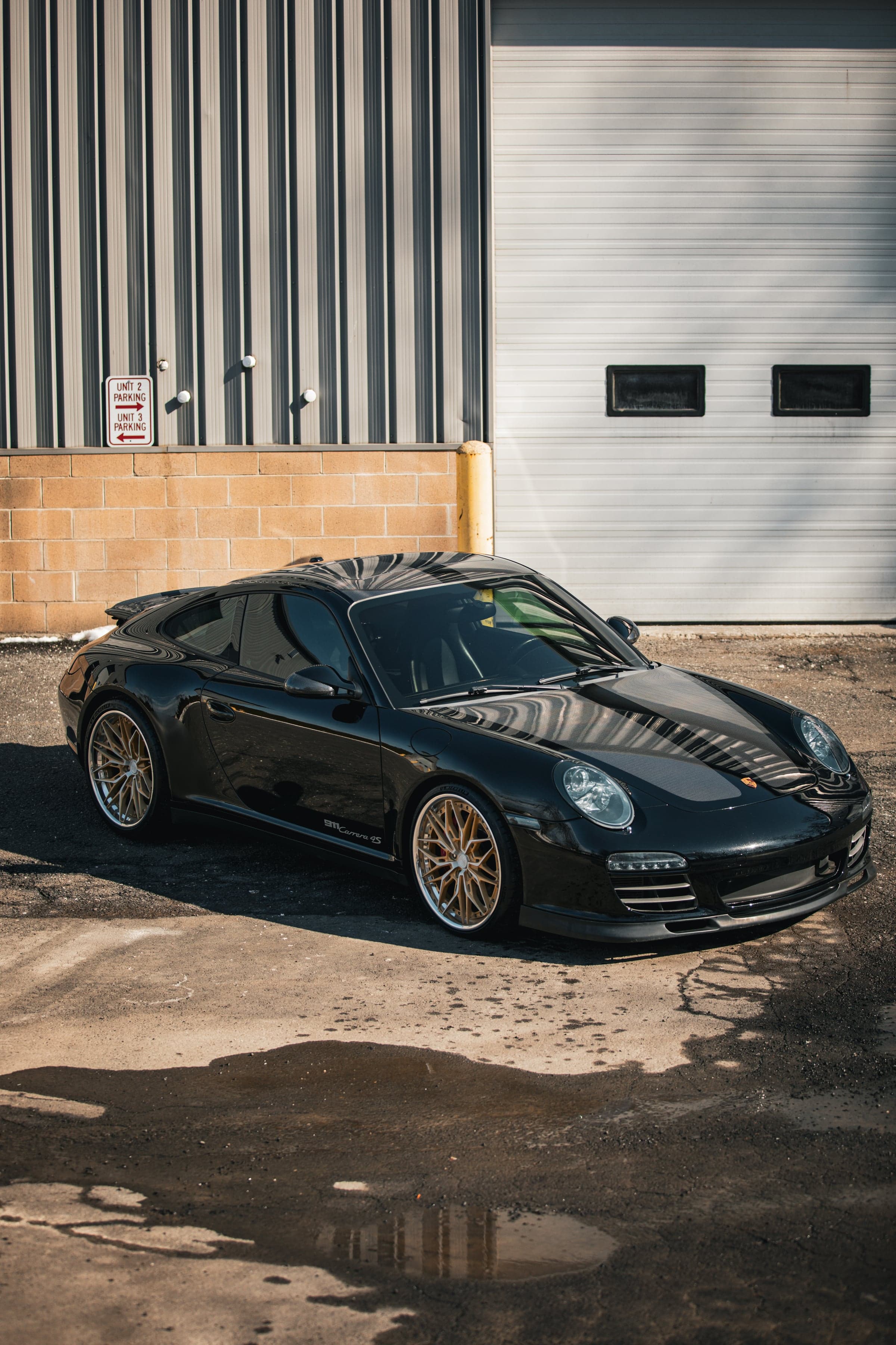 Gloss Carbon Fiber on Porsche 911, one-ppf