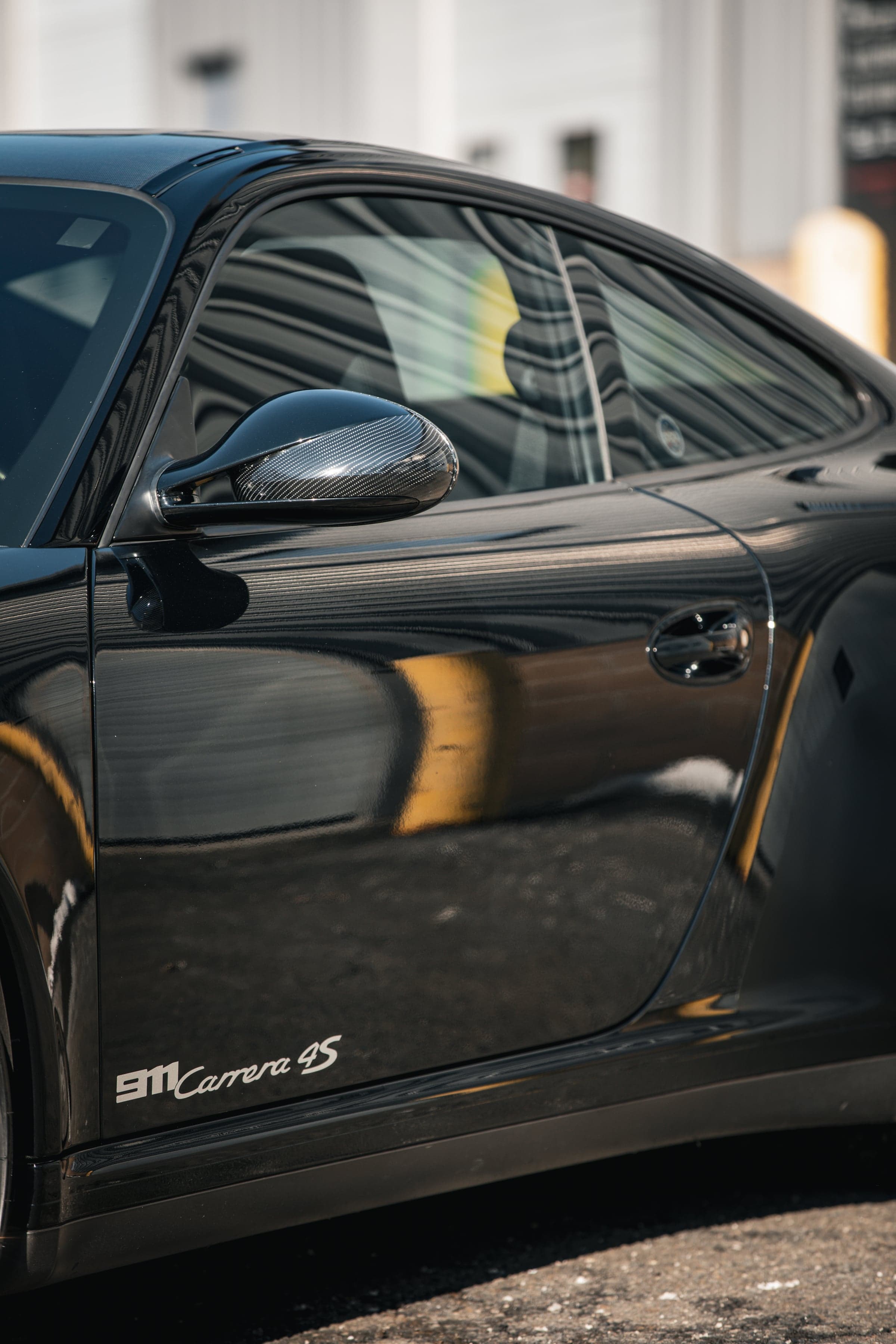 Gloss Carbon Fiber on Porsche 911, one-ppf