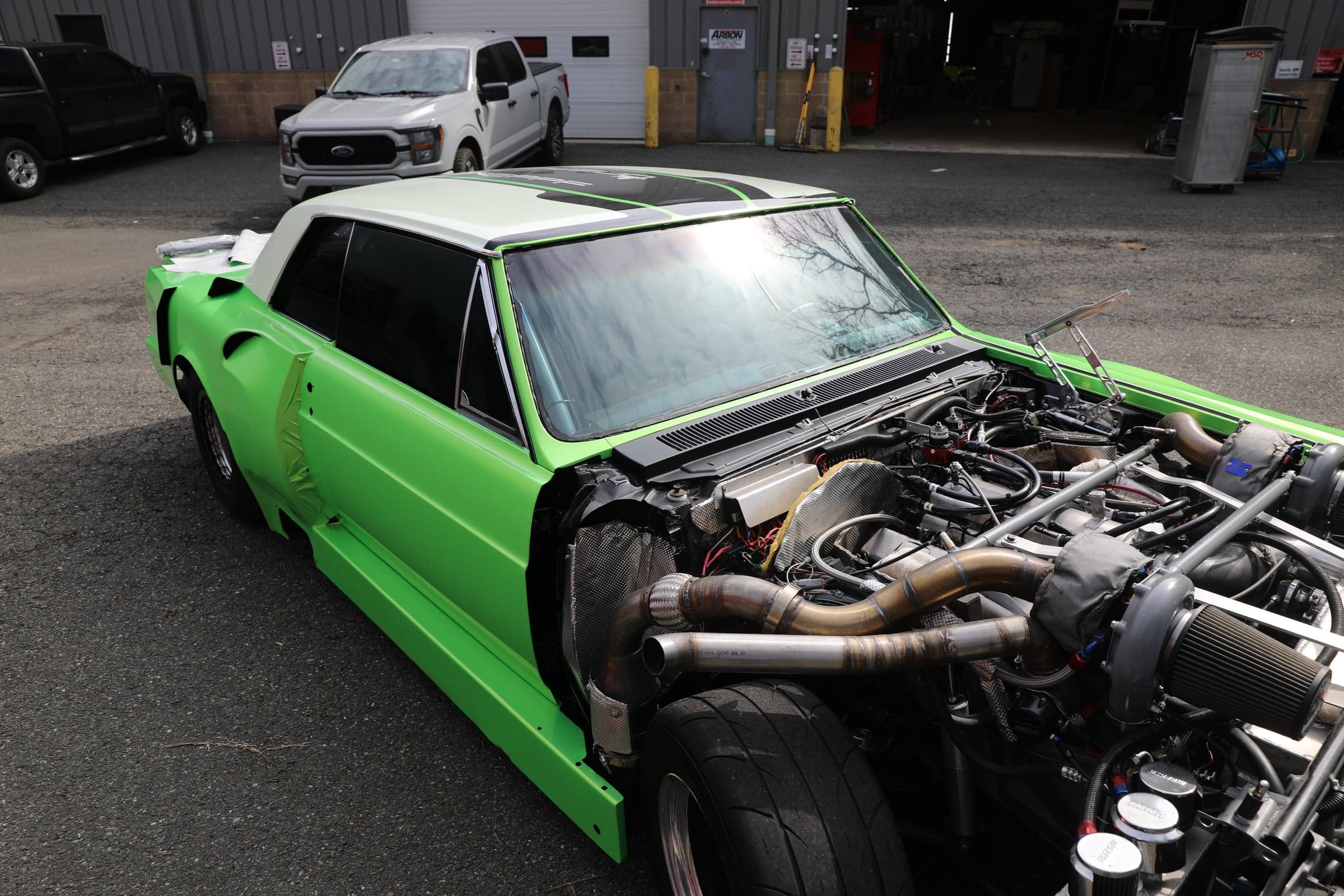 Glow-in-the-Dark on Buick Skylark, one-ppf