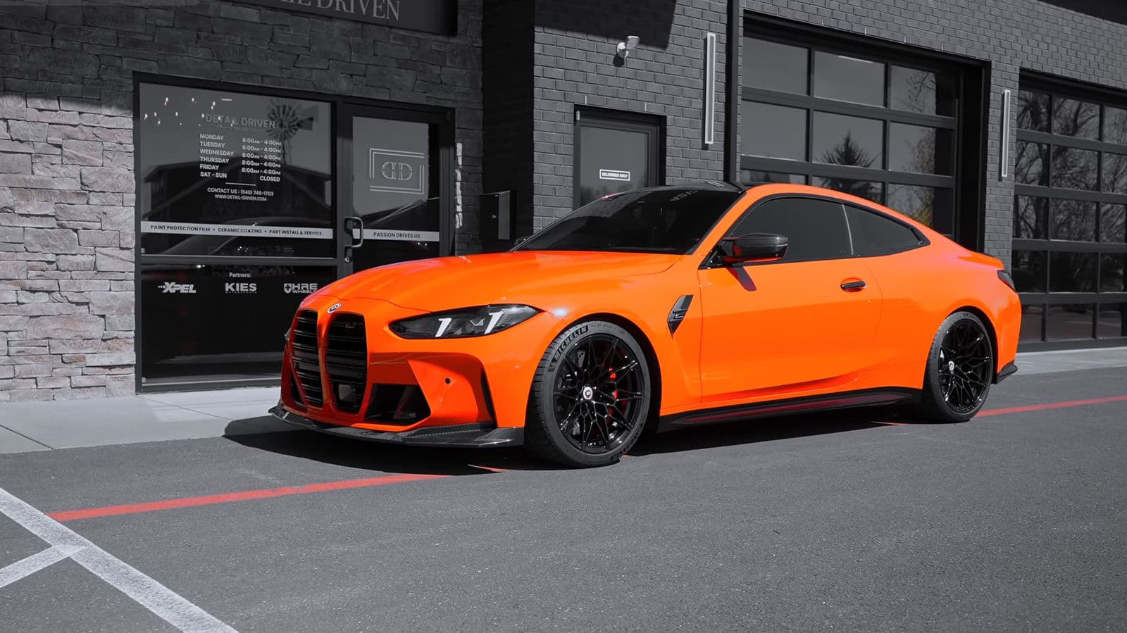Lava Orange on BMW M4 at Detail Driven