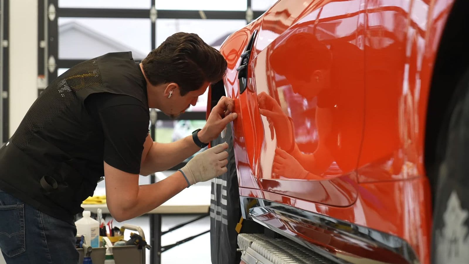 Lava Orange on BMW M4, Detail Driven