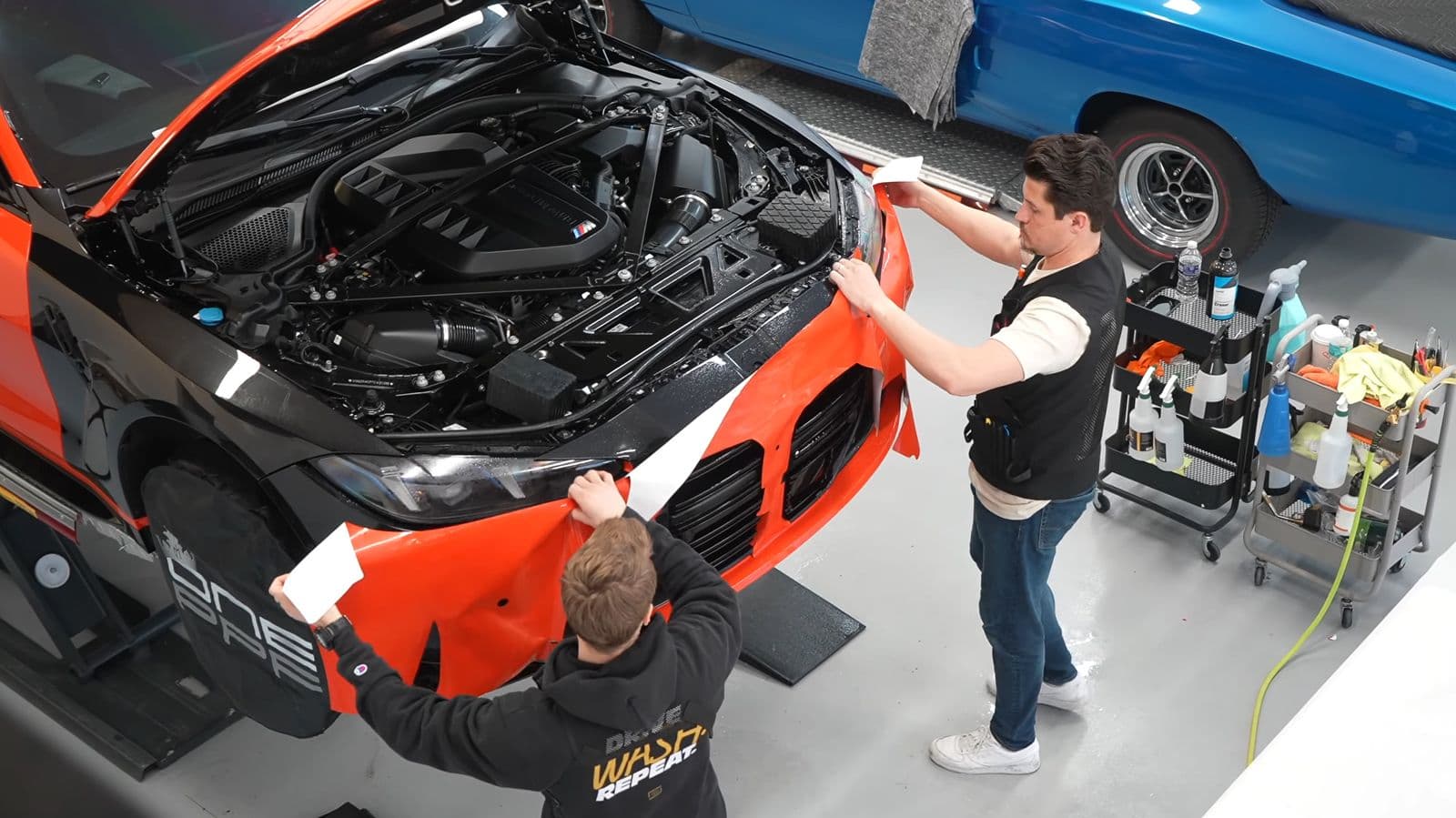 Lava Orange on BMW M4, Detail Driven