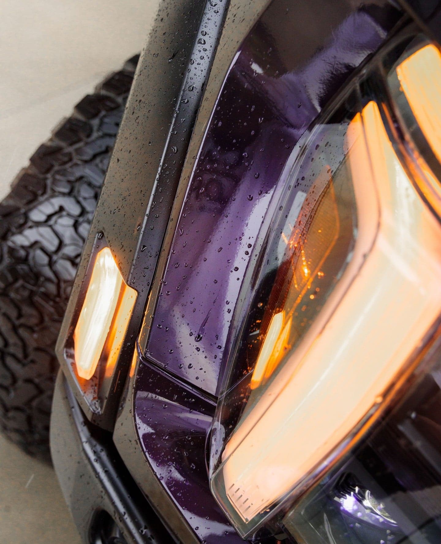 Nightshade Purple on Ford Raptor, Rahal Paint Protection