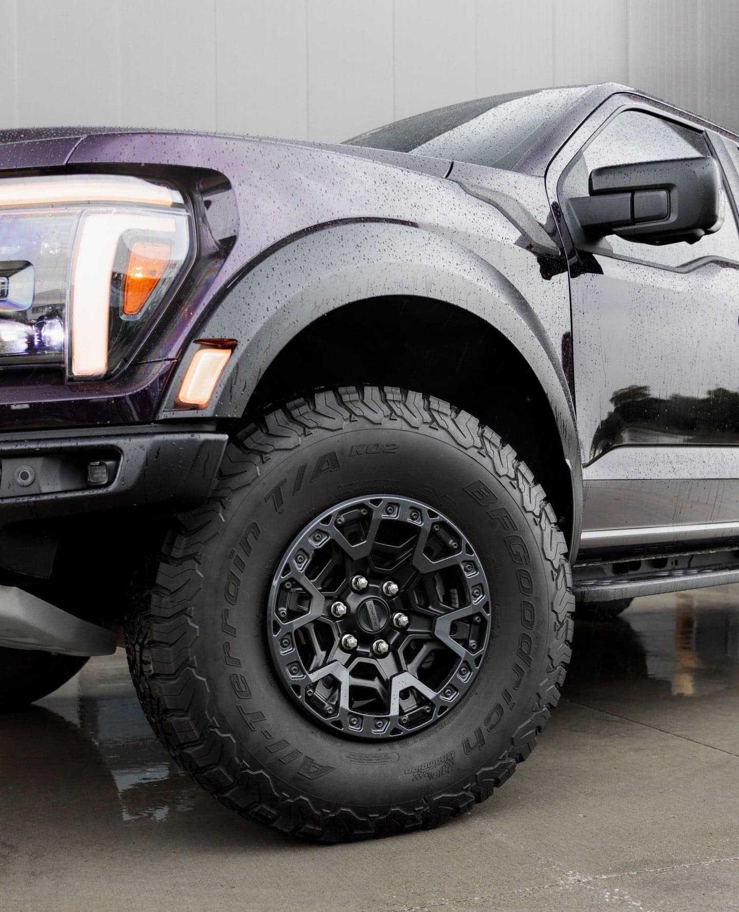 Nightshade Purple on Ford Raptor, Rahal Paint Protection
