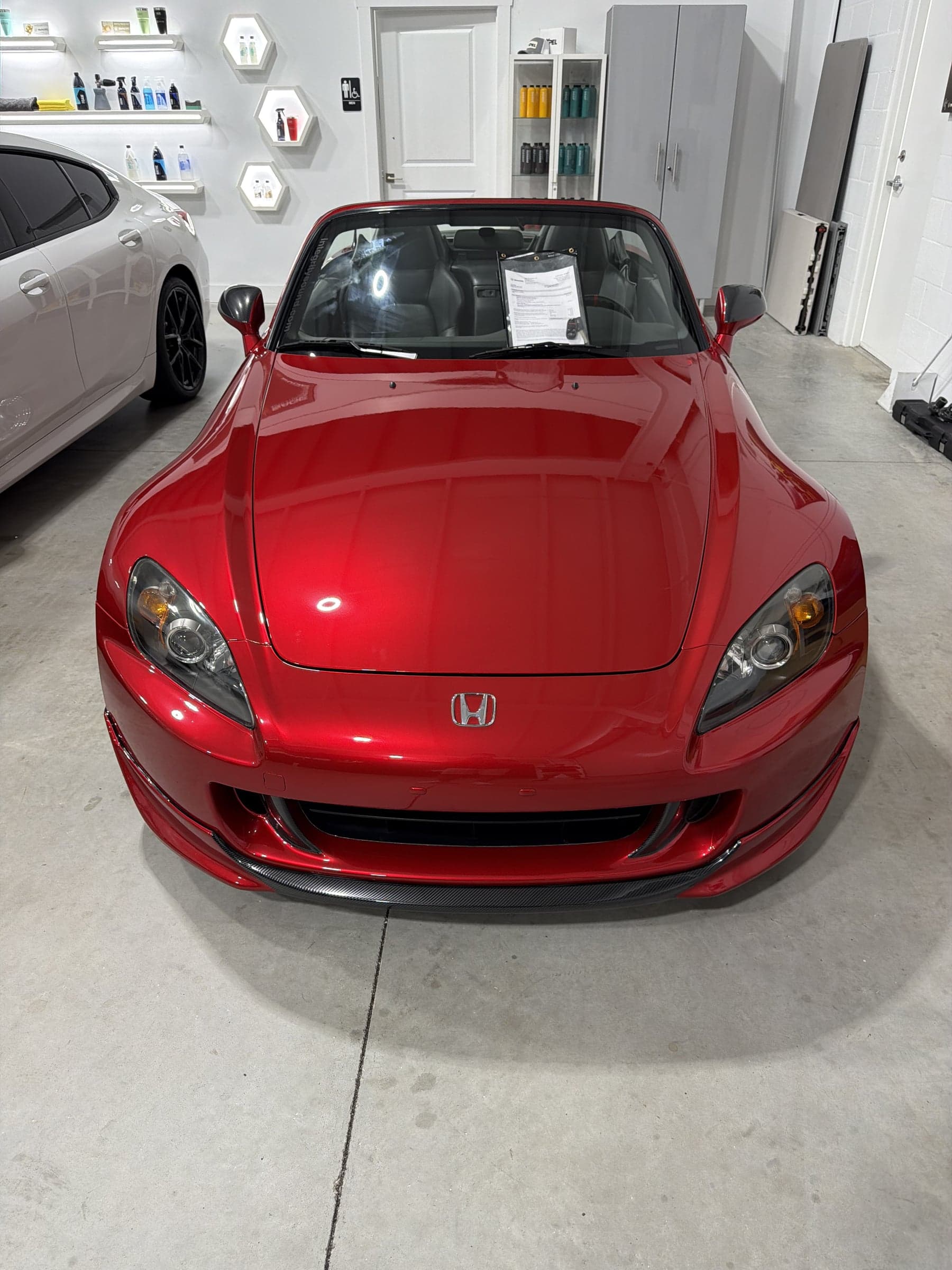 Honda S2000 in Liquid Cardinal Red Color PPF by Sage Auto Studios, photo 1