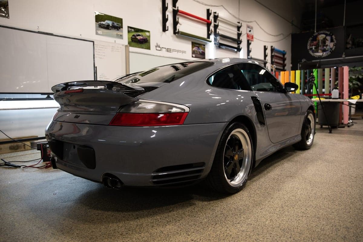 Elephant Gray on Porsche 911
