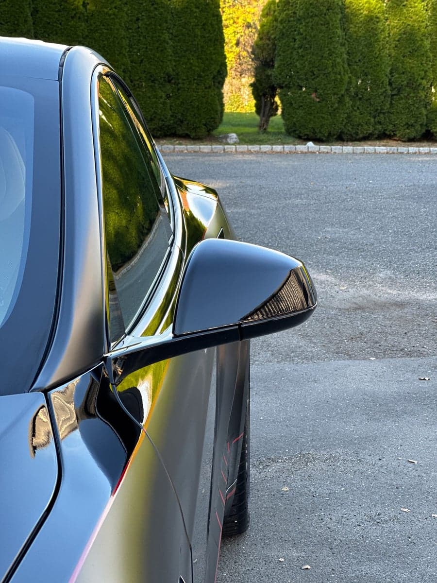 Gloss Perfect Black on a Tesla Model S
