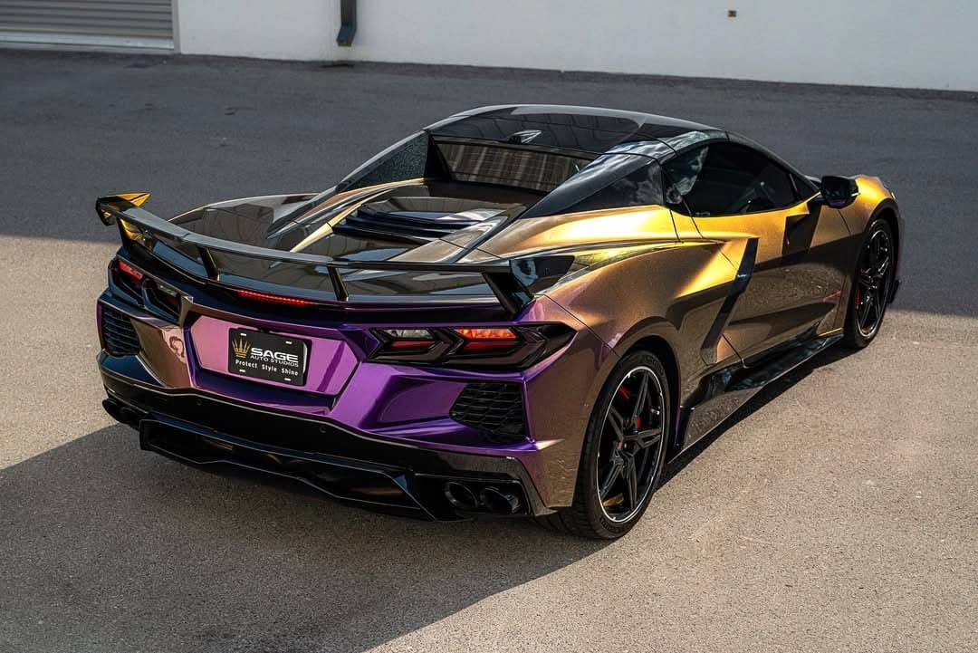 Majestic Unicorn on Chevrolet Corvette C8