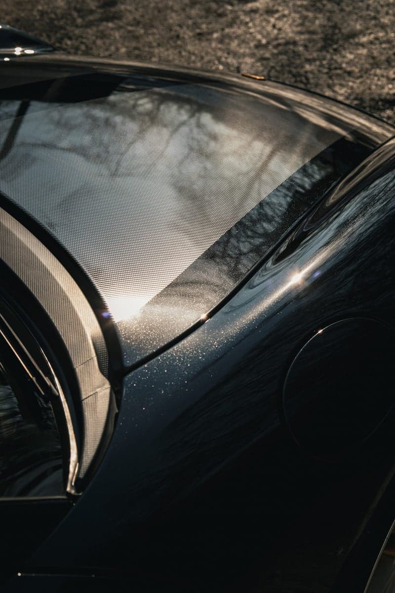 Metallic Black on a Porsche 911