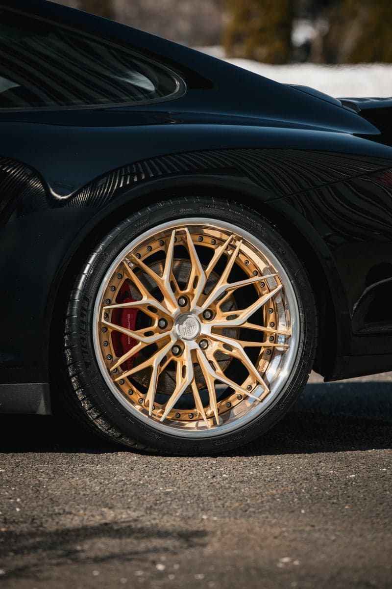 Metallic Gloss Black on Porsche