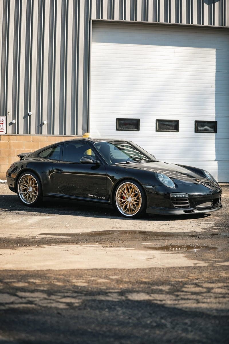 Metallic Gloss Black on Porsche