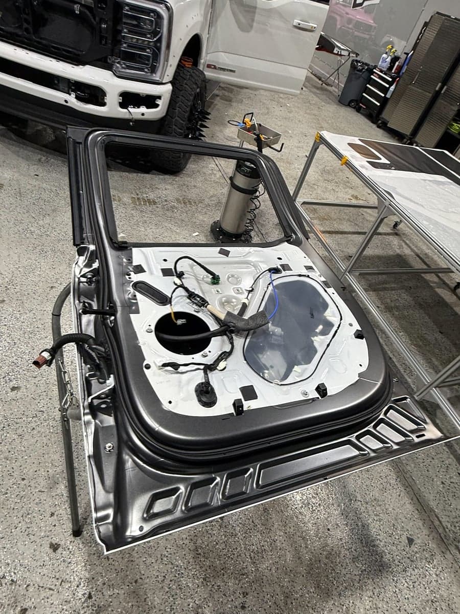 Satin Dark Gray Metallic V2 on Ford F-450