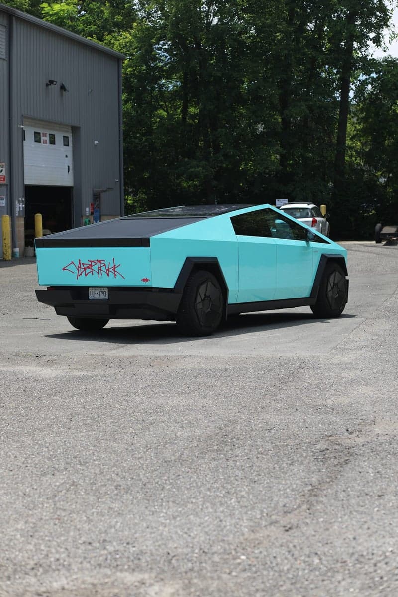 Tiff Blue on Tesla Cybertruck