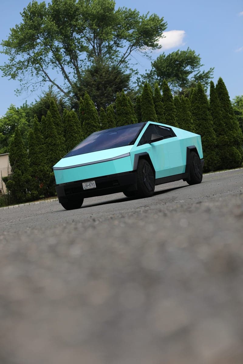 Tiff Blue on Tesla Cybertruck