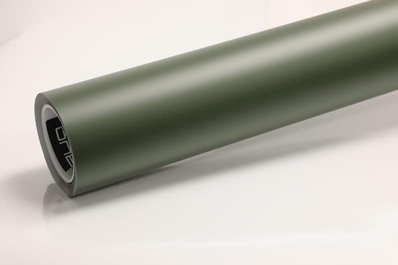 Matte Military Green paint protection film roll photo 2