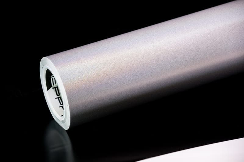 Satin Prismatic White roll photo
